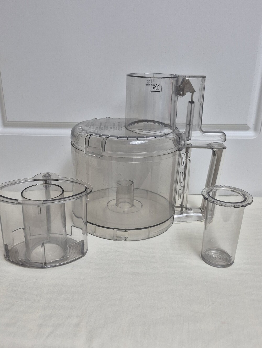 Cuisinart Prep 11 Plus Food Processor Work Bowl W/ Lid And Chute/Pusher